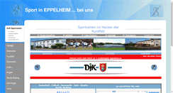 Desktop Screenshot of djk-eppelheim.de